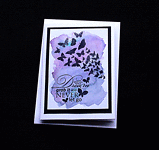 Butterfly Dreams - Handcrafted (Blank) Card - dr17-0024